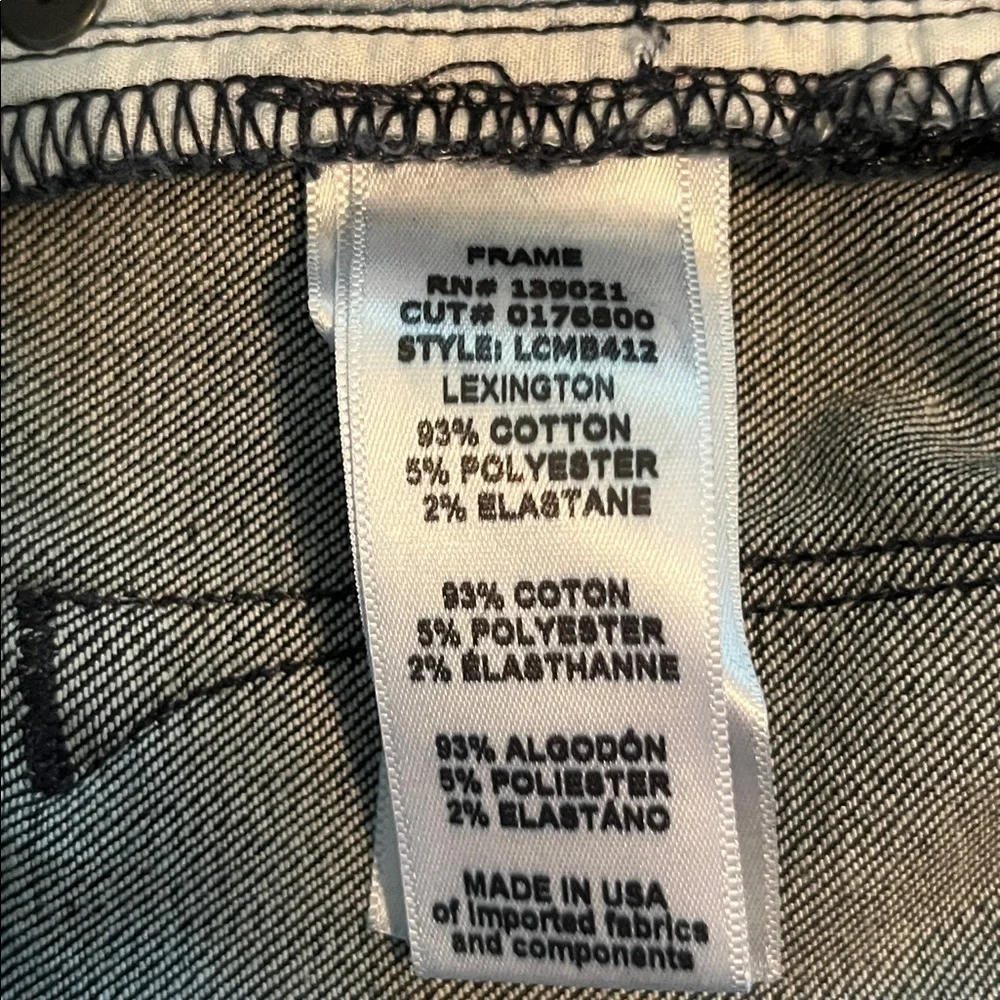 Frame Denim Le Crop Mini Boot Mid Rise Size 27 - Picture 12 of 16